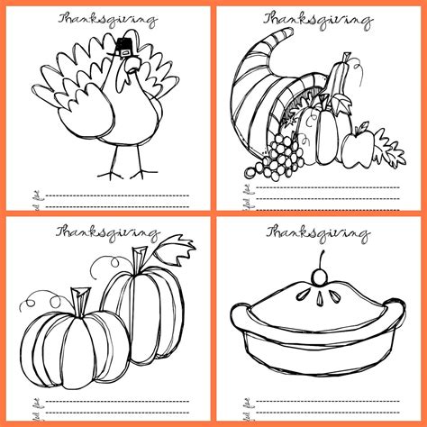 Thanksgiving Coloring Printables for Toddlers