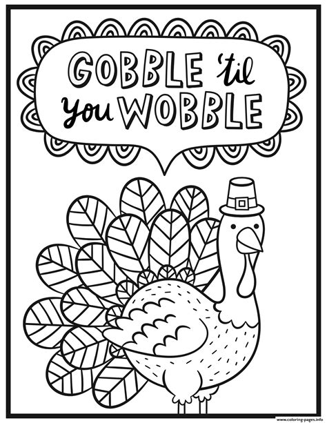 Thanksgiving Coloring Sheets Motivation