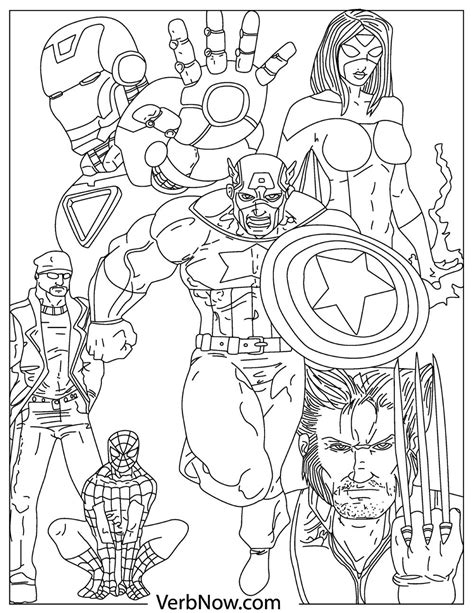 The Avengers Coloring Pages