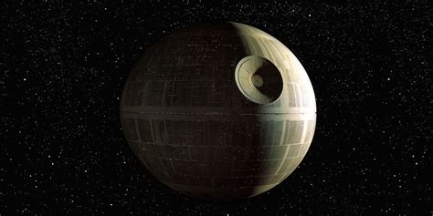 The Death Star in orbit