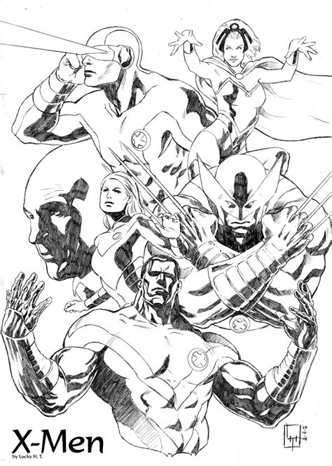 The X-Men Coloring Pages