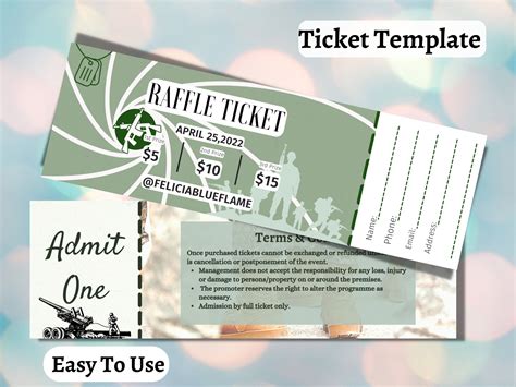 Themed Raffle Tickets