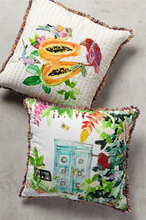 Throw Pillows in Summer Palette