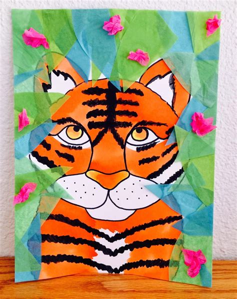 Tiger crafts for DIY projects and activities