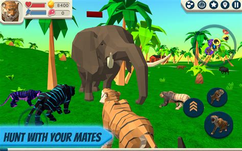 Tiger games for entertainment and education