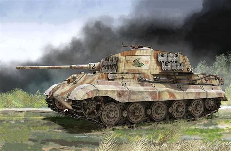 Tiger II in combat