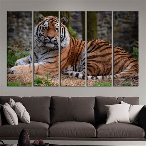 Tiger wall art for home and office decoration