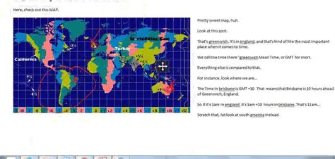 A comparison of time differences between cities