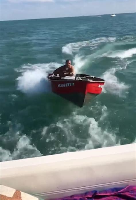 A photo of Timothy Kennedy's boat in the sea