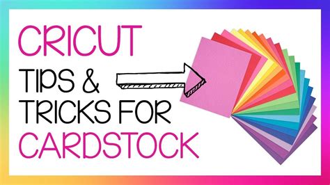 Tips and Tricks for Using Printable Cardstock Designs