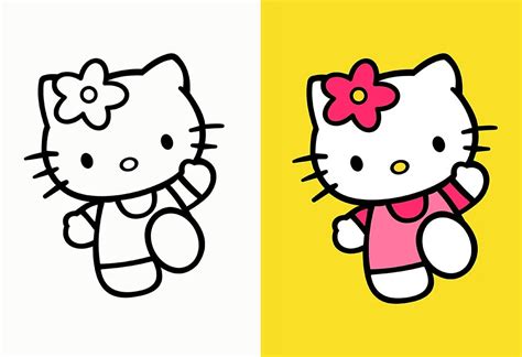 Tips for coloring Hello Kitty pages