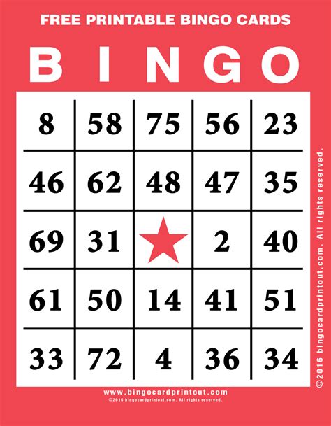 Tips for Getting the Most Out of Your Free Bingo Cards