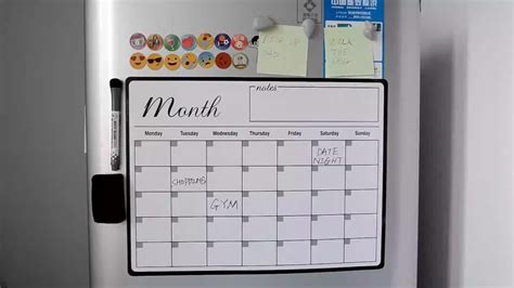 Tips for Getting the Most Out of Your Magnetic Fridge Calendar