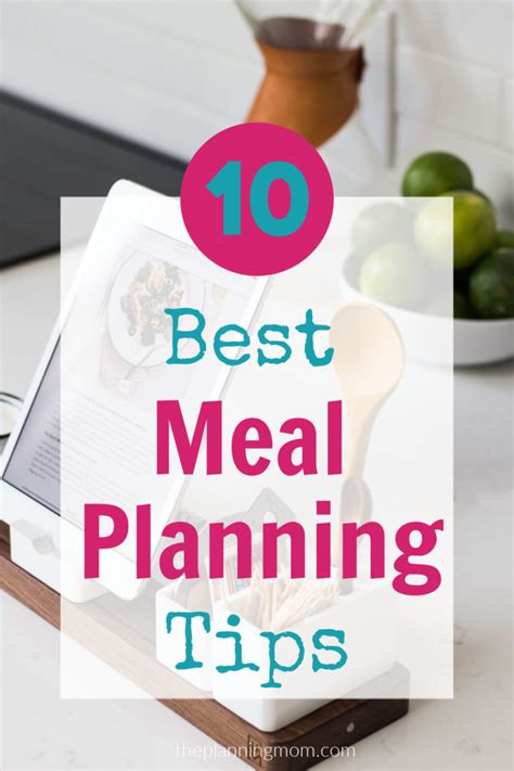 Tips for Meal Planning