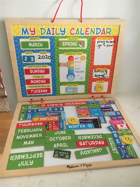 Tips for Using the Melissa & Doug Calendar at Home