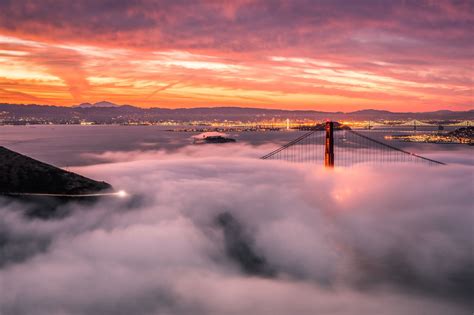 Sunrise over the San Francisco Bay