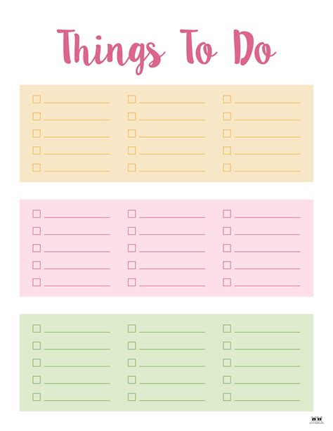 To-Do Lists