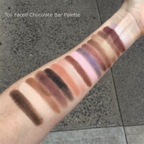 Too Faced Chocolate Bar Eyeshadow Swatches