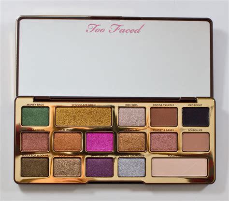 Too Faced Chocolate Gold Eyeshadow Palette Review