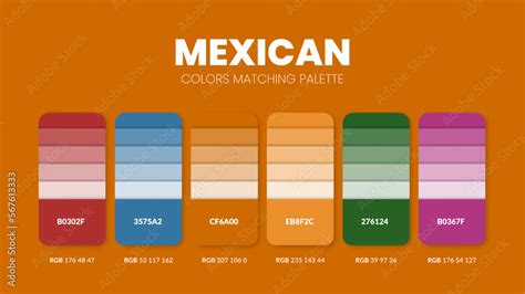 Traditional Mexican Color Palette