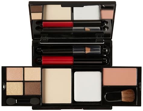 A transparent makeup palette that is great for travel and on-the-go