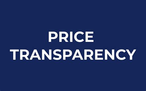 Transparent Pricing