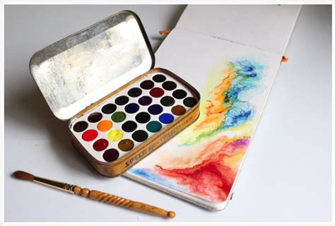 Travel paint palette tips