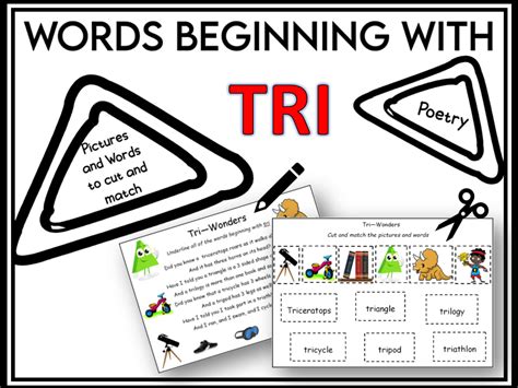 Teaching tri words