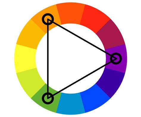 Triadic Color Cube Palette Example