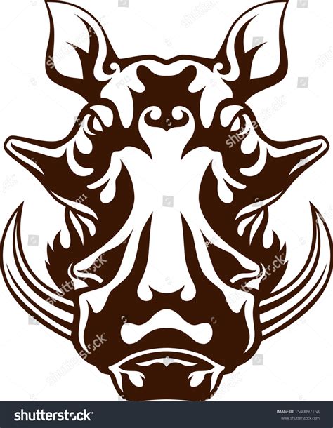 Tribal Warthog Tattoo