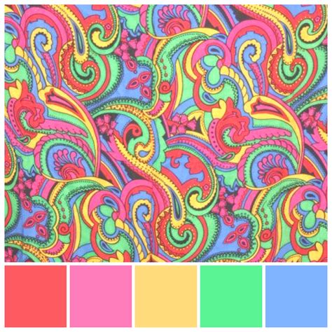 Trippy Color Palette Art