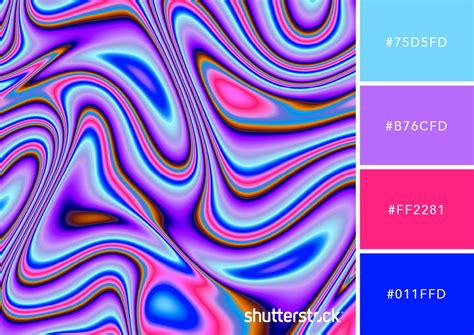 Trippy Color Palette Patterns