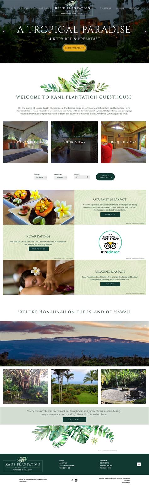 Tropical Web Design Inspiration