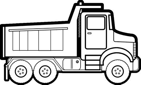 Truck coloring page