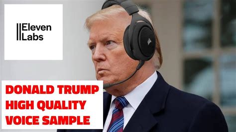 Donald Trump's audio quality issues