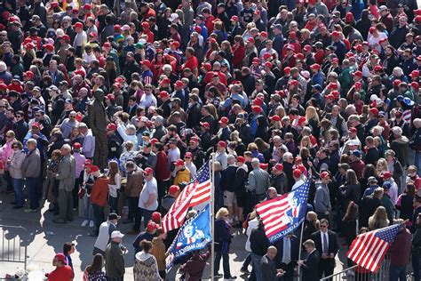 Crowd at the Trump rally