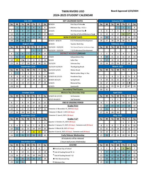 Trusd Academic Calendar Image 3