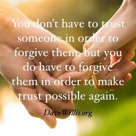 Forgiveness in trust restoration