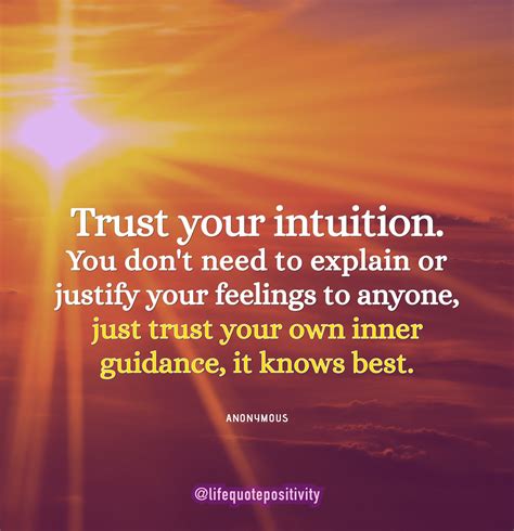 A person listening to their inner voice, trusting their intuition