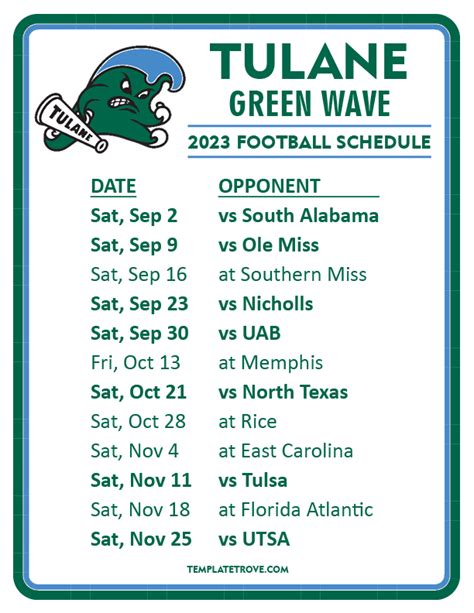 Tulane Calendar Efficiency