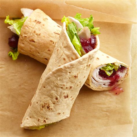 Turkey and Cranberry Wrap