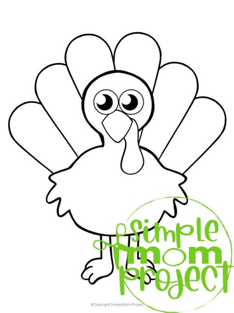 Turkey Outline Printable 1