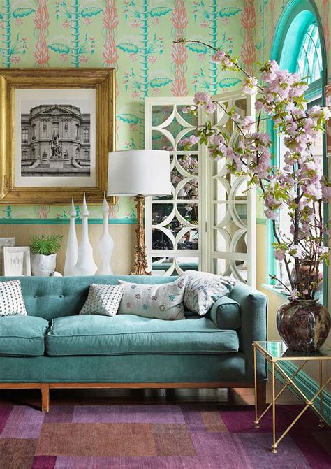 Turquoise interior design inspiration