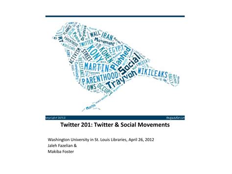 Twitter social movements