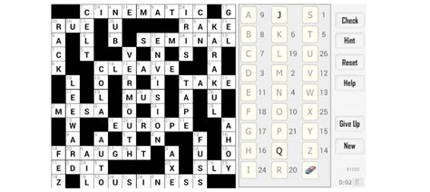 Types of Crossword Puzzles