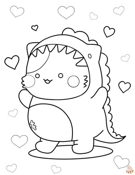 Types of cute coloring pages