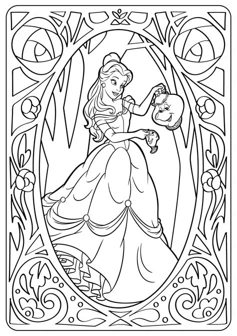 Types of Disney coloring printables