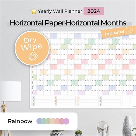 Types of dry wipe calendars available