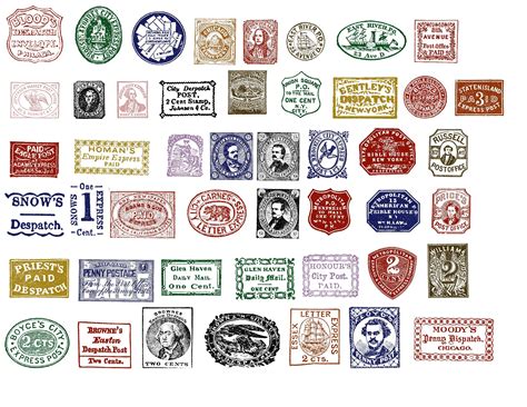 Types of Free Printable Stamps Online