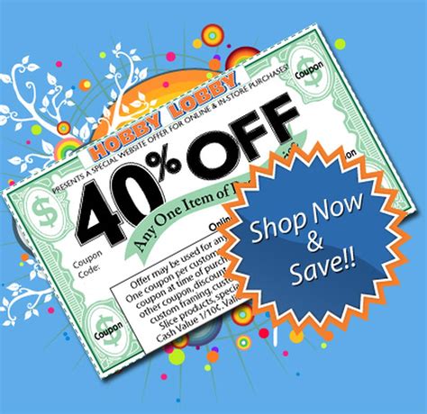 Types of Hobby Lobby Printable Coupons